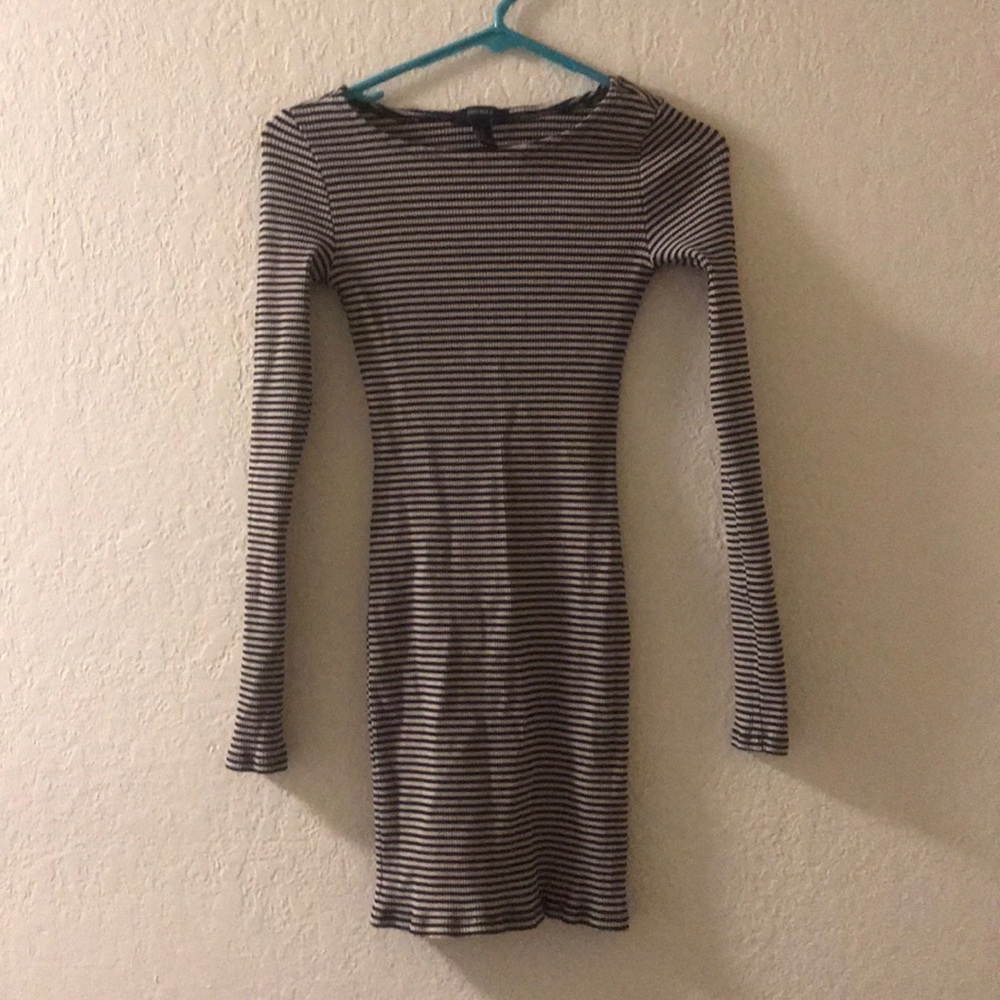 Forever 21 striped bodycon dress